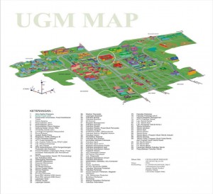 map UGM Yogyakarta