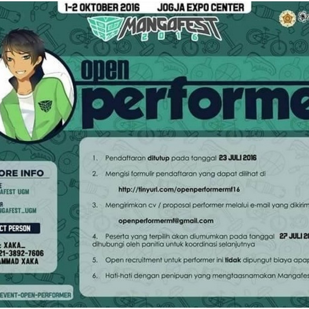 mangafest open performer