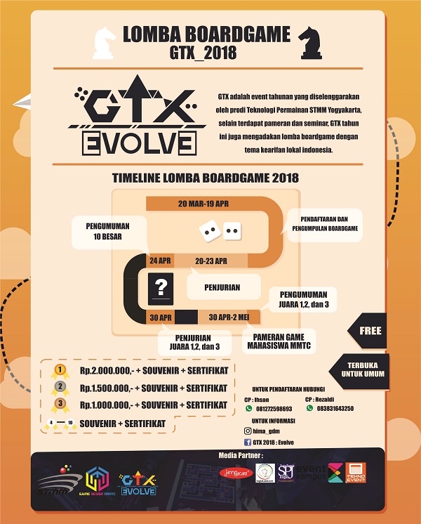 LOMBA BOARDGAME GTX 2018